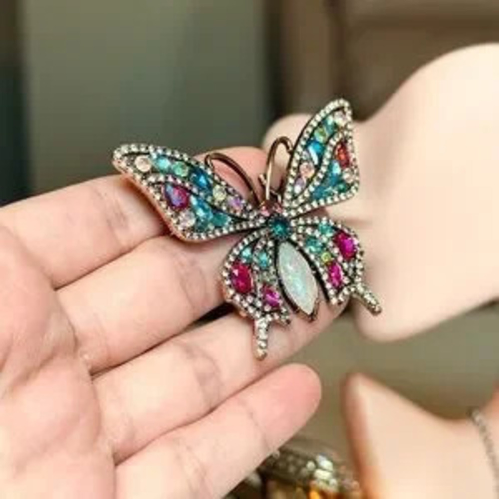 Multicolor Butterfly Brooch - Picture 9 of 9